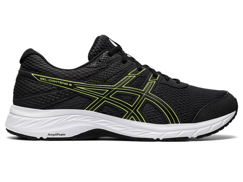 Pánské Běžecké Boty Asics GEL-CONTEND 6 Černé 97681INQV